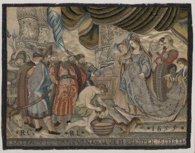 The Revenge of Queen Tomyris over Cyrus by English School